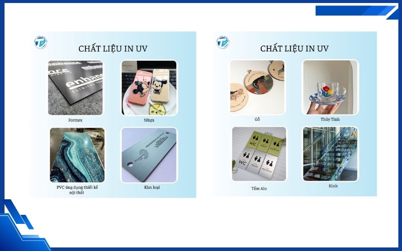 Công nghệ in UV có thể in logo lên đa chất liệu